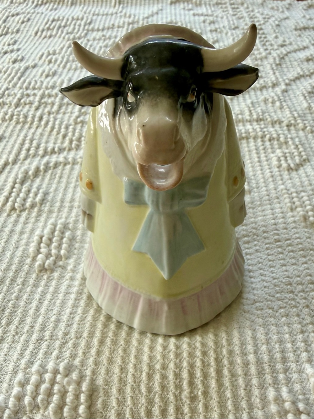 Vintage Ceramic Cow Creamer Anthropomorphic Schafer & Vater